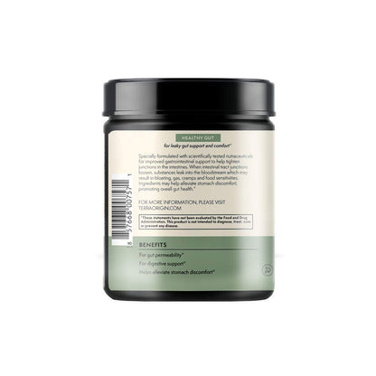 TERRA ORIGIN Healthy Gut Powder (Berry Flavor) |30-Servings with L-Glutamine, Zinc, Glucosamine, Slippery Elm Bark, Marshmallow Root and More!