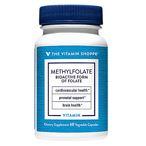 The Vitamin Shoppe Methylfolate for Women's Health - Prenatal Support & Baby Development 