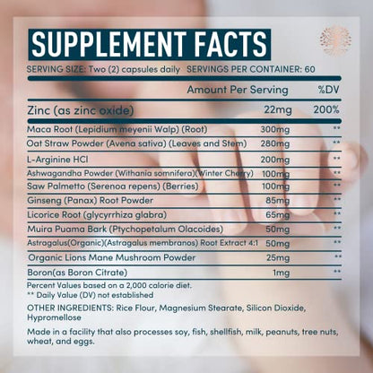 Fertility Supplements For Men Prenatal Vitamins - Conception For Him Male Fertility Vitamin