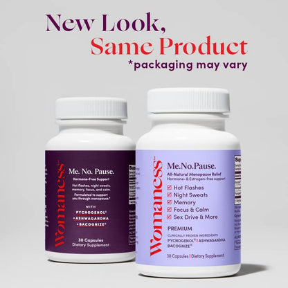 Womaness Menopause Supplements for Women - Menopause Relief for Hot Flashes & Night Sweats