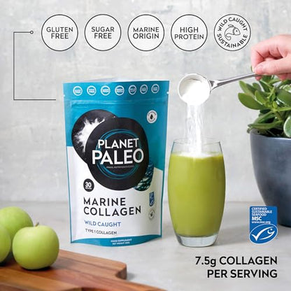 Pure Marine Collagen Powder (60 Servings, 450g) | for Healthy Skin, Hair and Nails, and Gut Health