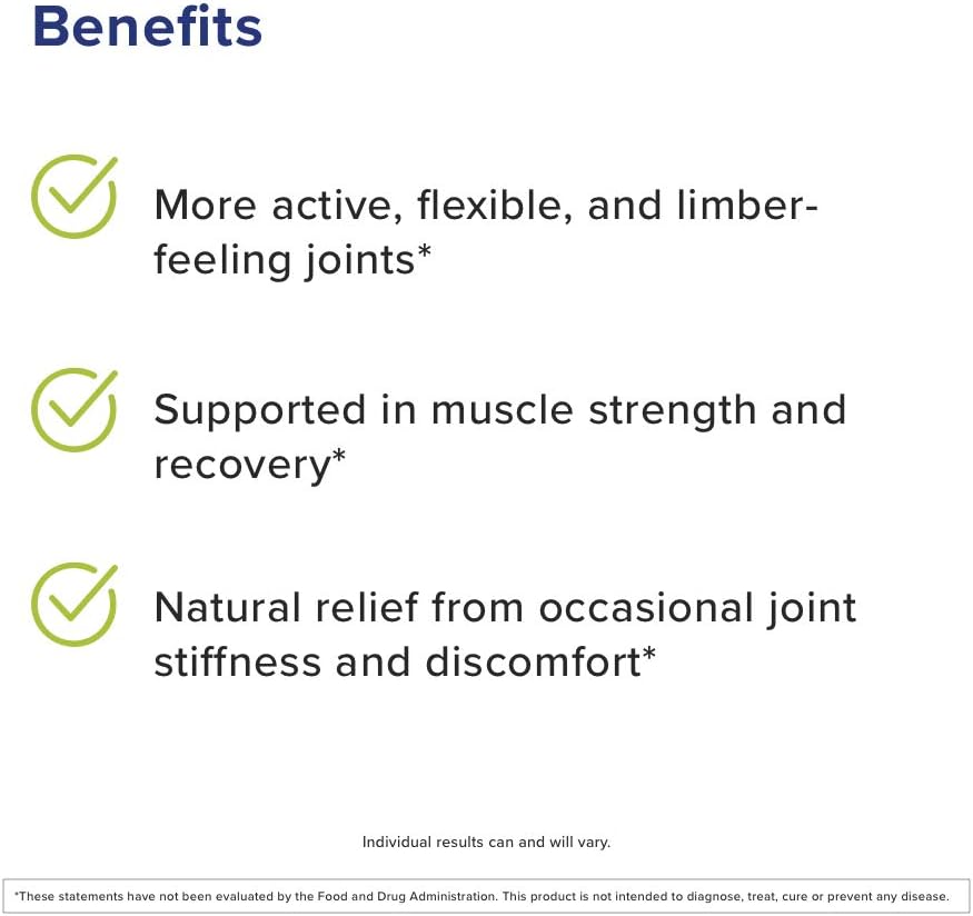 Peak Mobility Plus Advanced Joint and Flexibility Support Formula, 60 Count | Support Flexibility and Range of Motion, 3 Capsules Daily, Sugar & Artificial Sweetener Free, Antixodants & Polyphenols
