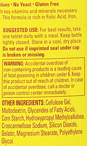 Nature Made Prenatal Multi, 250 Tablets, Folic Acid + 17 Prenatal Vitamins & Minerals
