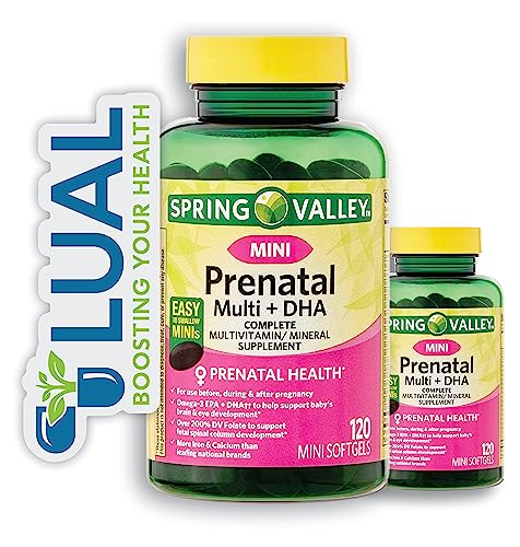 Nourish Every Moment: Spring Valley Mini Prenatal Multivitamin Softgels – Complete Prenatal Care