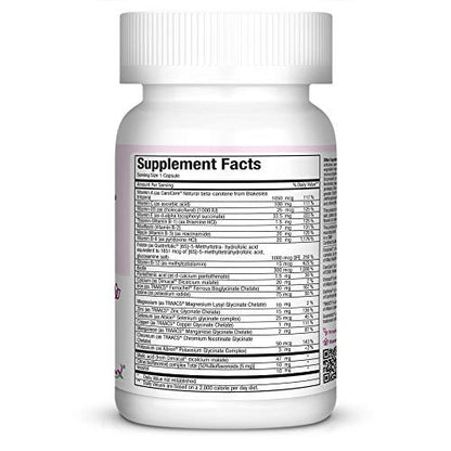 Maxi One Per Day Prenatal Formula with Methylated Folate and Gentle Iron, 60 Count