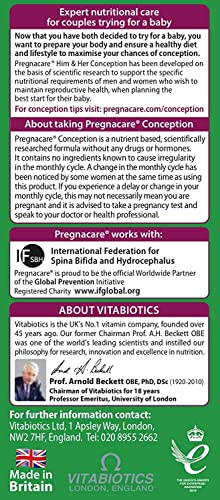 Vitabiotics Three Packs of Pregnacare His & Hers