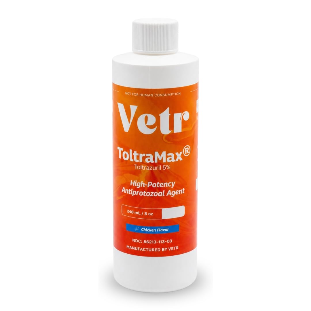 Toltrazuril 5.0% for Horses, Dogs, Cats, 60mL/2 Ounce, for Non-Food Chain Animals