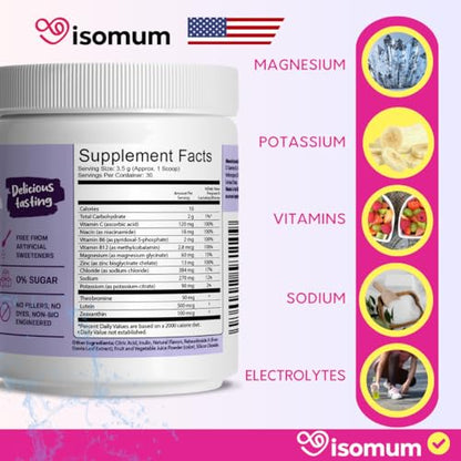 ISOMUM Electrolytes: Pregnancy & Postpartum Support - Immunity, Lactation, Energy Drink