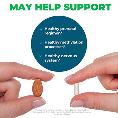 Seeking Health L-5-MTHF, Supports Healthy Methylation, Easily Absorbed Methyl Folate Supplement