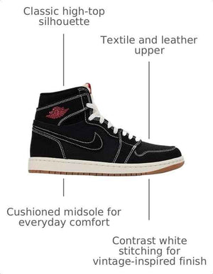 Jordan Air 1 Retro High OG 'Flight Club' (Black) Size 11