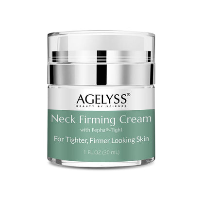 Agelyss Neck Firming Cream - With Pepha-Tight and Gatuline Expression - Paraben-Free, Cruelty-Free, Vegan - 1 FL OZ - Pack of 1