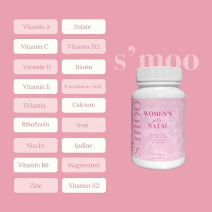 Prenatal Vitamins for Women with Iron, Vitamin D, Calcium & More, Supports Healthy Pregnancy