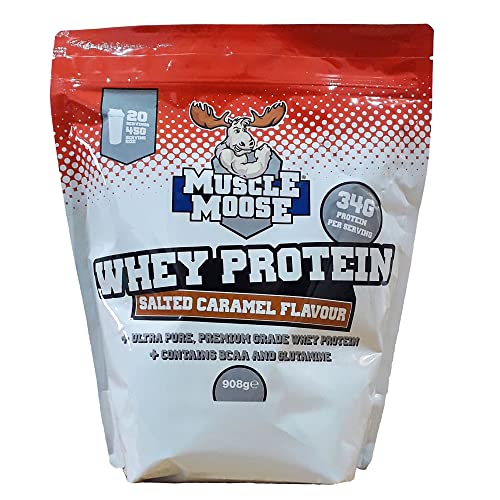 Muscle Moose Whey Protein Powder Salted Caramel Flavour