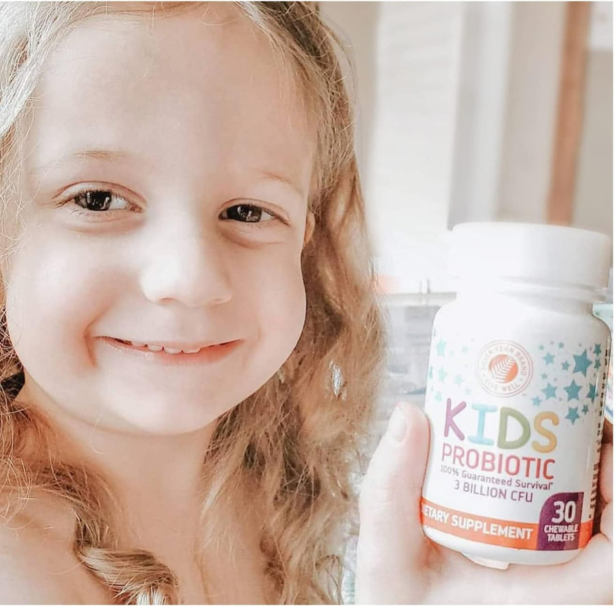 Silver Fern Brand Kids Ultimate Probiotic - 1 Bottle - 30 Chewable Tablets | Sugar & Gluten Free - Children's Dietary Supplement - DNA & Survivability Verified - Digestive & Immune Support
