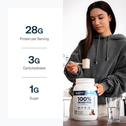 Transparent Labs Grass-Fed Whey Protein Isolate (30 Servings, Chocolate PB) & Creatine HMB (30 Servings, Strawberry Lemonade)