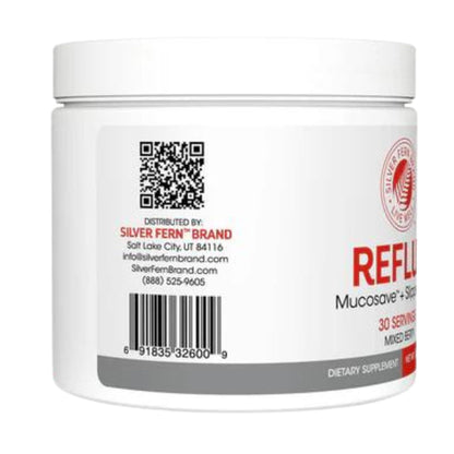 Silver Fern Reflux Digestive Supplement Each Tub = 30 Scoops = 30 Servings | Mucosal Support for Acid Issues - with Mucosave FG and Slippery Elm Bark (1 Tub)