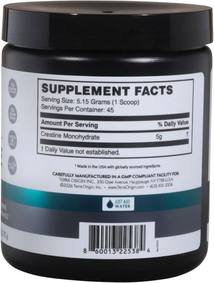 TERRA ORIGIN Creatine Monohydrate Bundle | 75 Servings Stick Pack and Jar Combo | Micronized Powder Supplement | Support for Muscle and Cognitive Performance* | Unflavored, Gluten Free, Zero Sugar