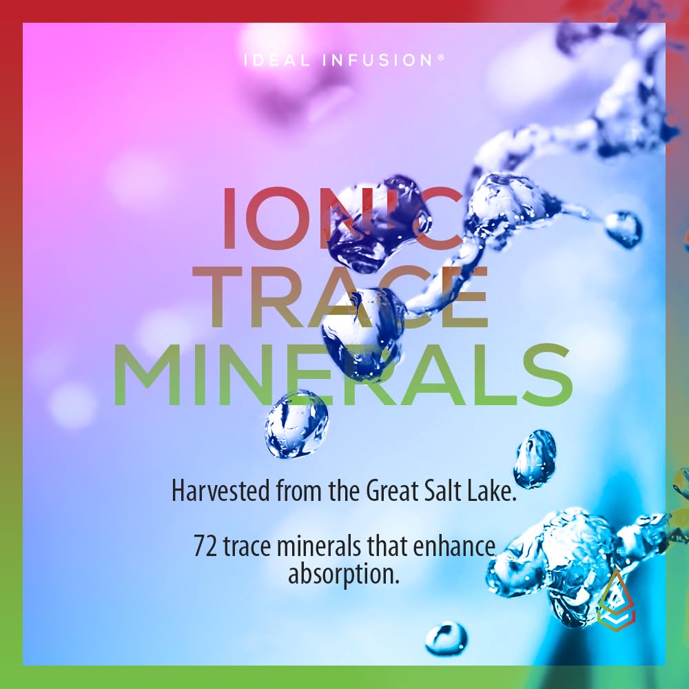 Celtic Sea Salt Electrolyte Powder: Magnesium Glycinate & Taurate - Ionic Trace Minerals & Potassium Hydration Booster - Zero Sugar, 30 Servings - Blood Orange Bolt