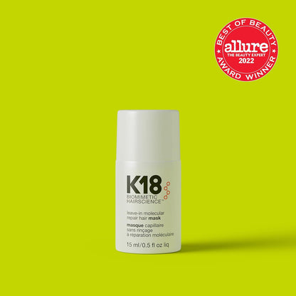 K18 Hair Repair Kit - Hair Mask (15ml) and Detox Shampoo (8.5 oz)