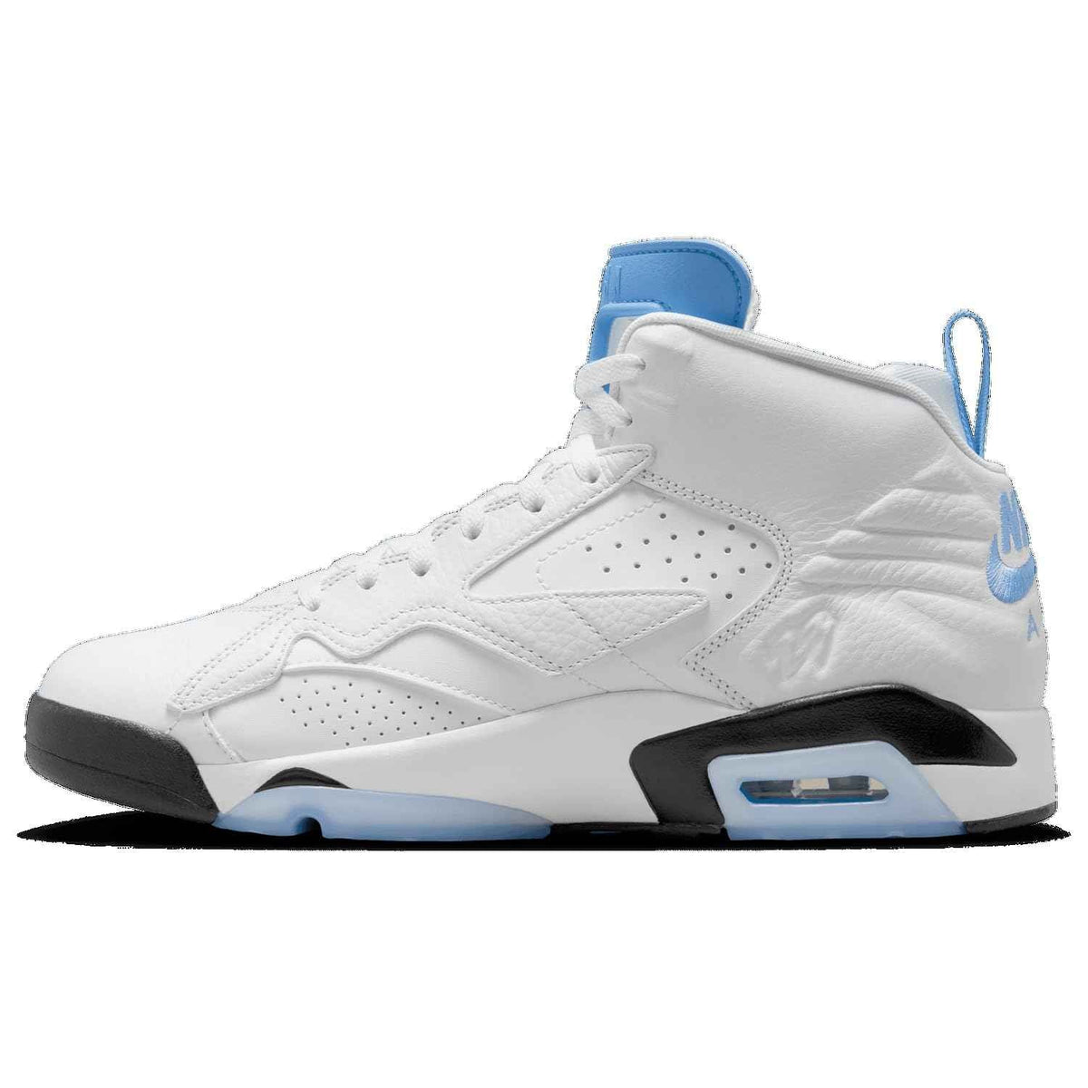 Jordan MVP - Men's (DZ4475-140, White/Carolina/Black) Size 10