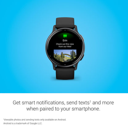 Garmin vívoactive® 5, Health & Fitness GPS Smartwatch, 42mm, Black