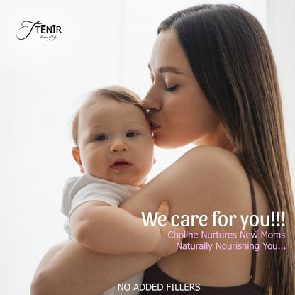 TĒNĪR Essence of Life Pure Choline Food Grade | Non-GMO, Keto-Friendly | Postnatal Multivitamin