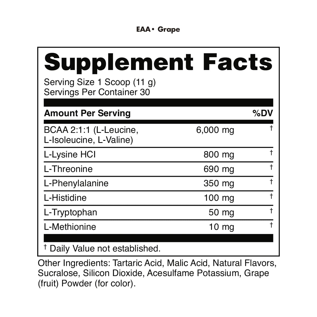 Bucked Up Essential Amino Acids - EAA Powder - Easy Mix, Non Clumping Formula - for Pre/Intra Workout - Pina Colada Flavor - 30 Servings - 11.6 oz