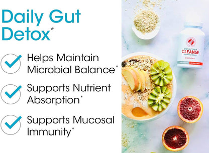 Silver Fern Gut Rehab Kit - 30 Day Supply - Cleanse Daily | (1 Bottle = 120 Capsules) & Ultimate Probiotic (1 Bottle = 60 Capsules) - Immunoglobulins & Spore Forming Probiotics