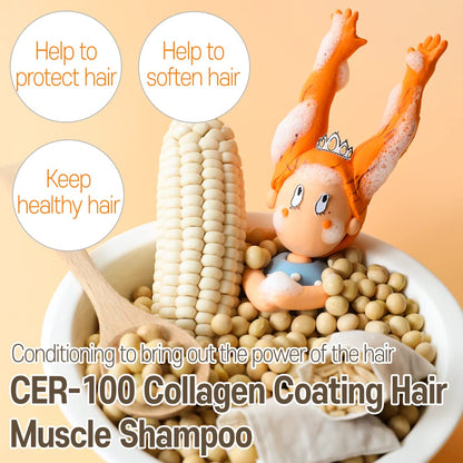Elizavecca CER-100 Collagen Coating Hair A+ Muscle Shampoo, 16.9 fl oz