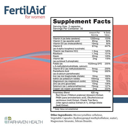 Fertilaid for Men and Women Combo, Male and Female Fertility Supplements, Vitamins