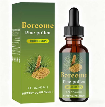 Pine Pollen Tincture | Pine Pollen Powder Liquid Drops for Men & Women - Vegan, Sugar & Alcohol-Free Supplement - 2 fl oz