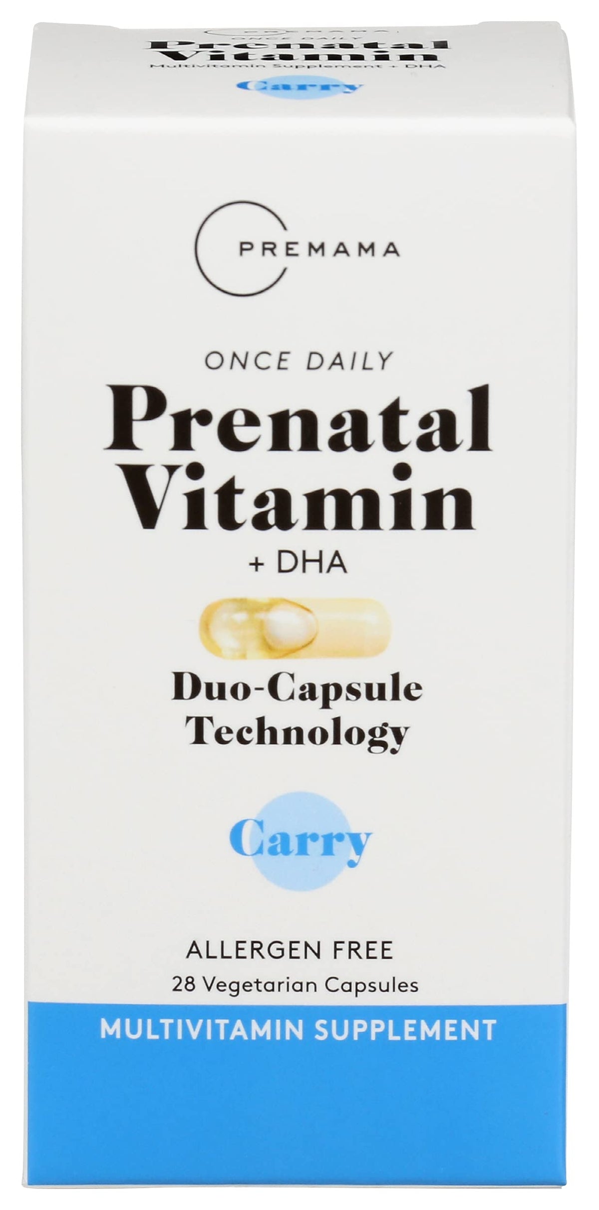 PREMAMA DHA Prenatal Multivitamin, 28 CT