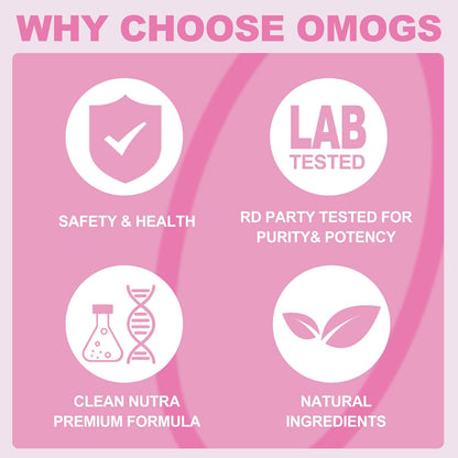 OMOGS Collagen Peptides Capsule，Naturally Sourced Hydrolyzed Collagen with prebiotic & Cranberry Extract - Hair, Skin, Nail, Joint, Digestive Health & Immune Support, Non-GMO, 100 Capsule