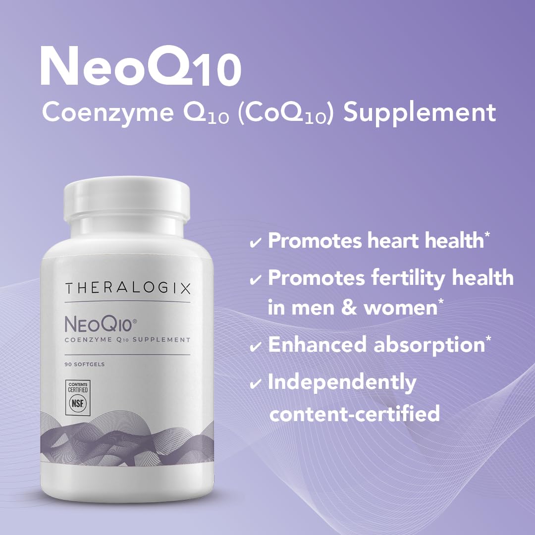 TheraNatal One + NeoQ10 Bundle - Prenatal Vitamin & Enhanced Absorption CoQ10 Supplement