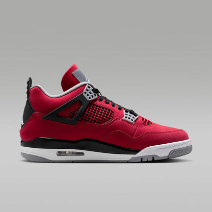 Air Jordan 4 Retro Men's Shoes (Fire Red/Black/Cement Gray/White) Size 7
