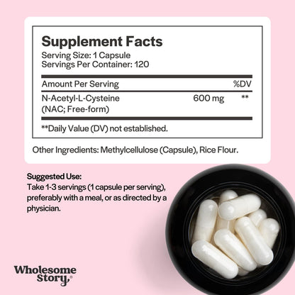 Organic Spearmint + N Acetyl Cysteine | Organic Spearmint Capsules & N Acetyl Cysteine 600 mg Bundle Supplement | Supports Hormones, Liver, Lung, Digestion & Gut Health | 30 & 120 Day Supply