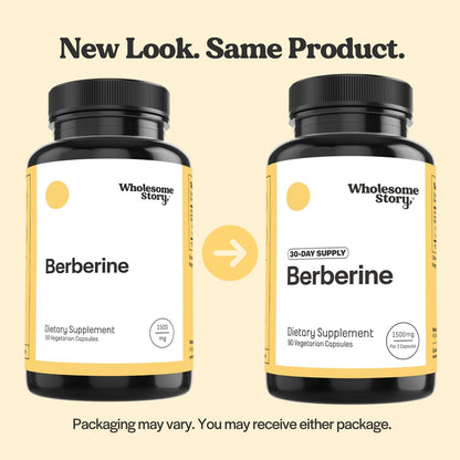 Berberine Supplement 1500mg | Berberine 500mg Per Capsule | 97% Standardized Purity | Supports Metabolic Profiles & Hormonal Balance | 90 Berberine HCL Capsules | Berberine Supplements 30-Day Supply