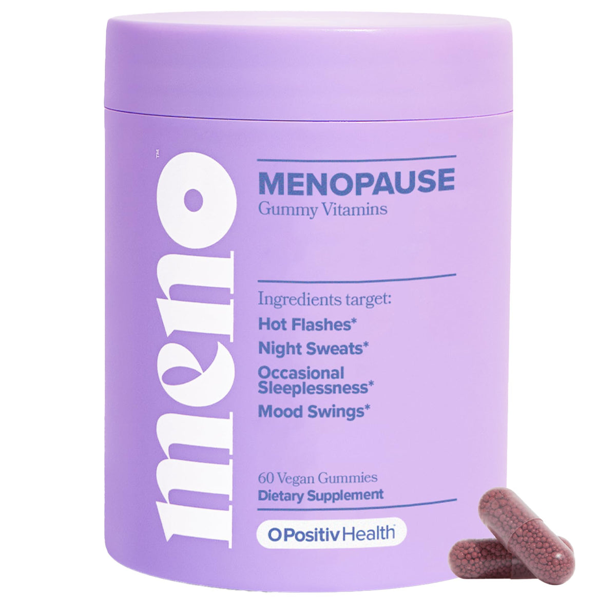 MENO Vitamins for Menopause, 30 Servings (Pack of 1) - Hormone-Free Menopause Supplements