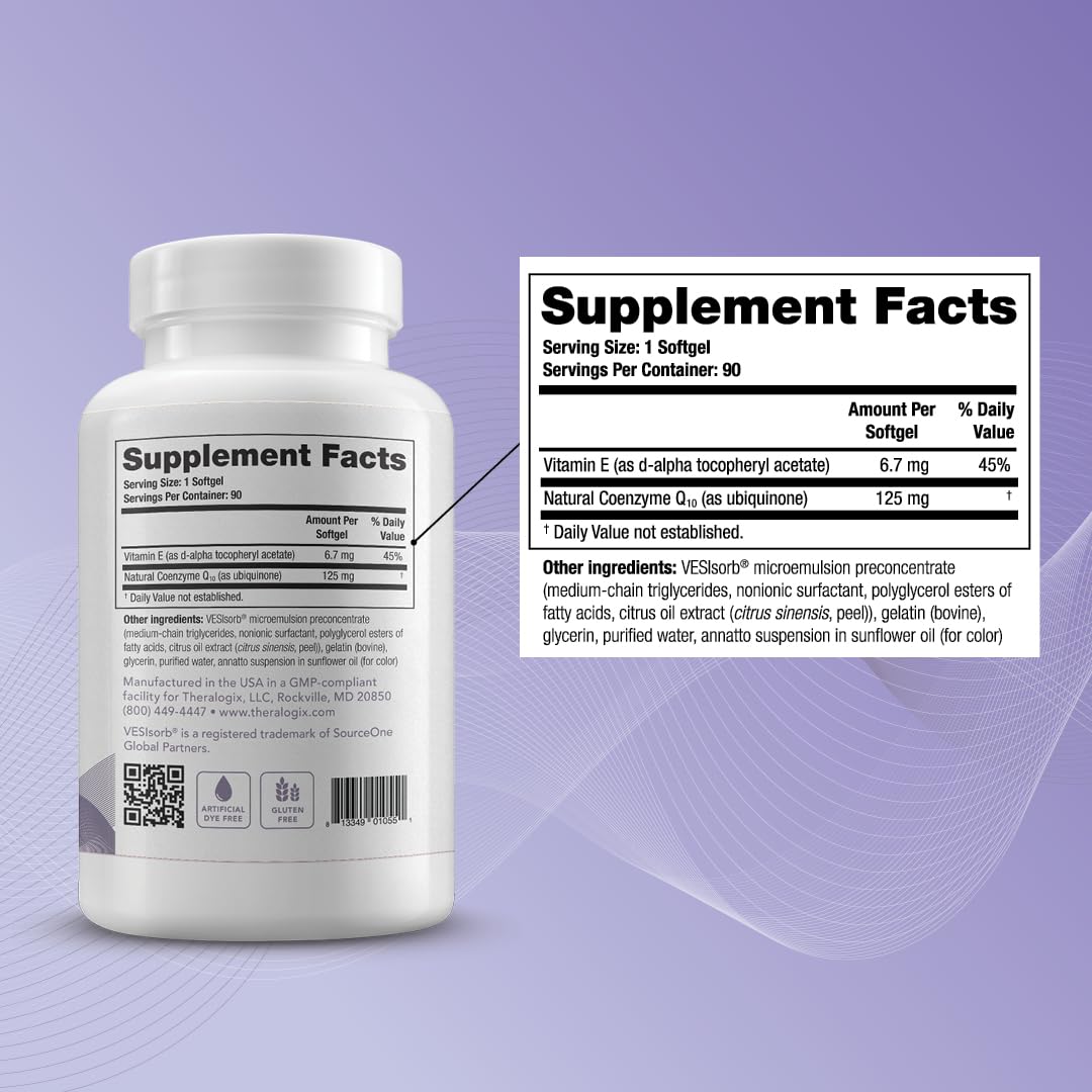 TheraNatal One + NeoQ10 Bundle - Prenatal Vitamin & Enhanced Absorption CoQ10 Supplement