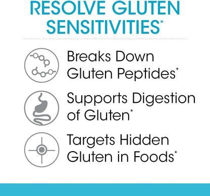 Silver Fern Gluten Comfort with Tolerase G - 1 Bottle - 60 Capsules | Digestive Enzyme Made Specifically to Break Down and Digest Gluten Protein