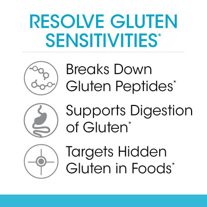 Silver Fern Gluten Comfort with Tolerase G - 1 Bottle - 60 Capsules | Digestive Enzyme Made Specifically to Break Down and Digest Gluten Protein
