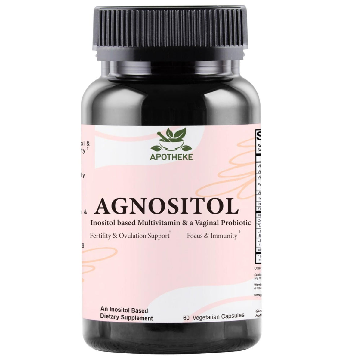 AGNOSITOL: Prenatal Vitamin, Vaginal Probiotic, Fertility Support, Ovulation & PCOS Support