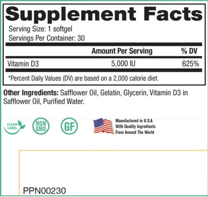 Peak Pure & Natural Colon Support & Peak D3
