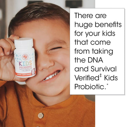 Silver Fern Brand Kids Ultimate Probiotic - 1 Bottle - 30 Chewable Tablets | Sugar & Gluten Free - Children's Dietary Supplement - DNA & Survivability Verified - Digestive & Immune Support