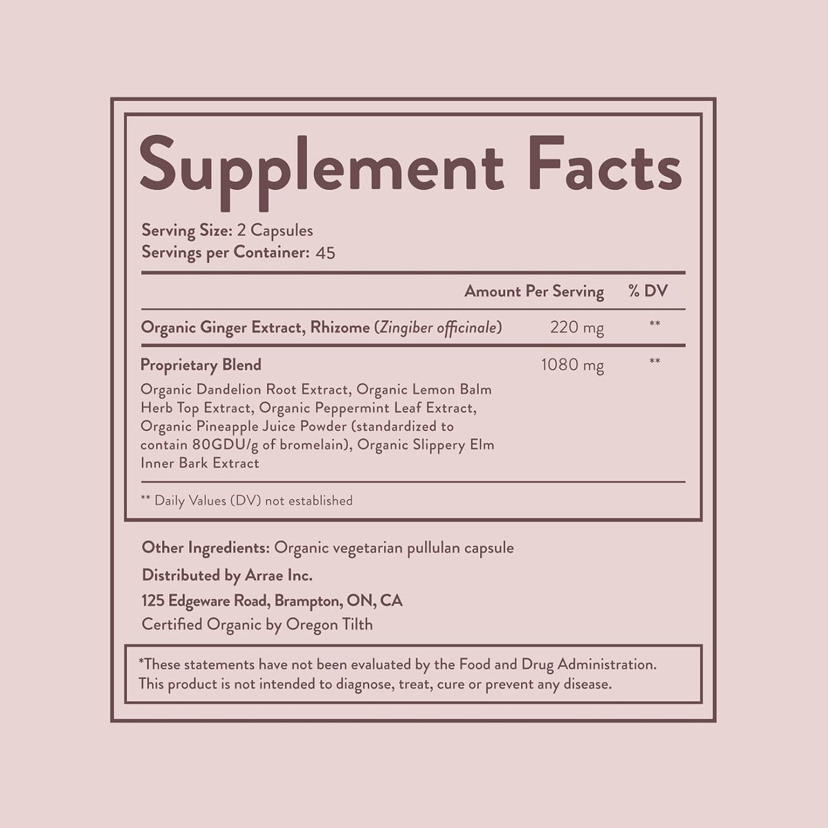 Bloat Capsules - Debloat Supplement for Women, Ginger & Bromelain, 90ct