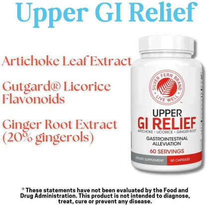 Silver Fern Brand - Upper and Lower GI Digestion Support Kit - GI Relief and Digestive Enzymes Bundle