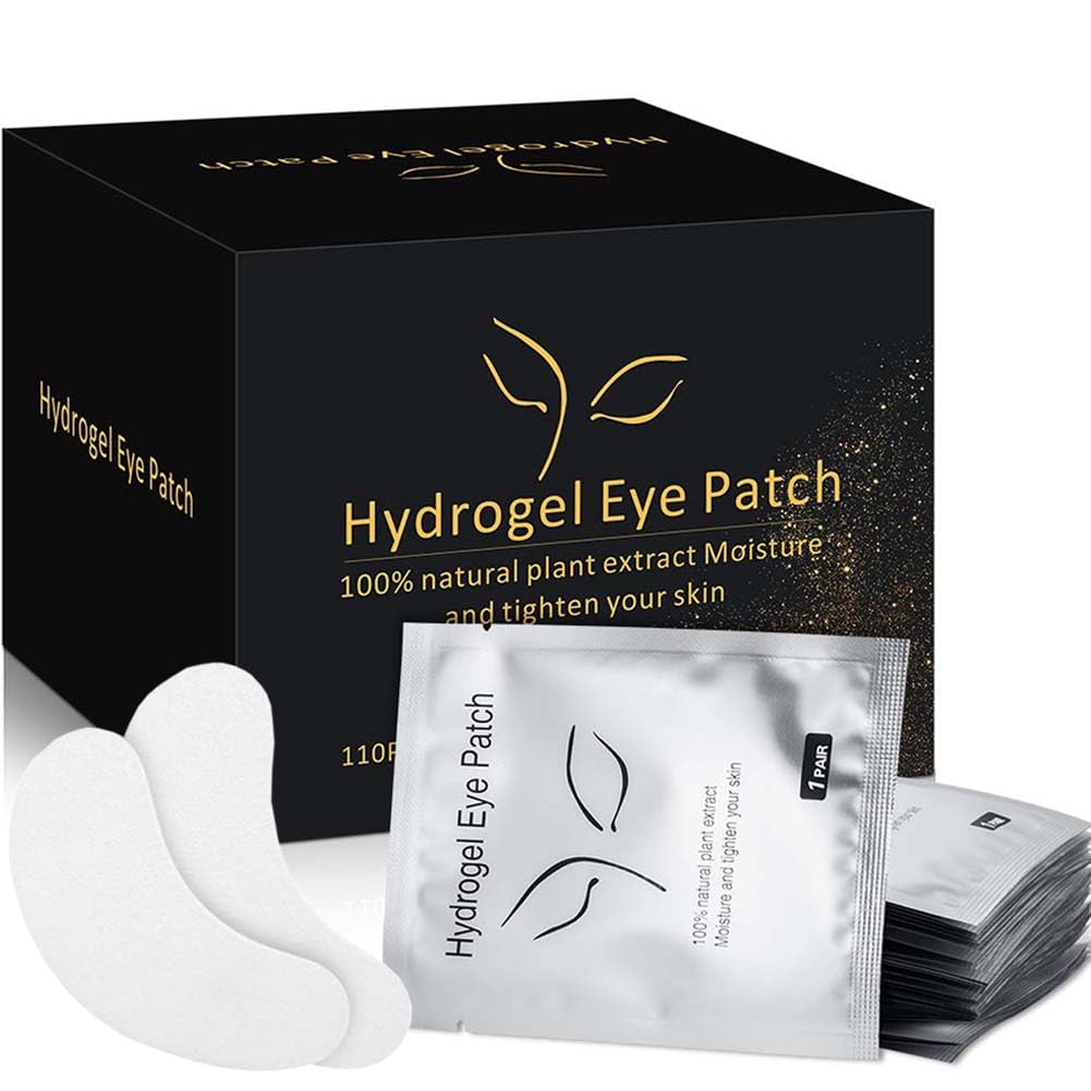 Ocim 100 Pairs Under Eye Pads Lash Extensions,Hydrogel Gel Eye Patches for Lashes Extension/Eyelash Tinting