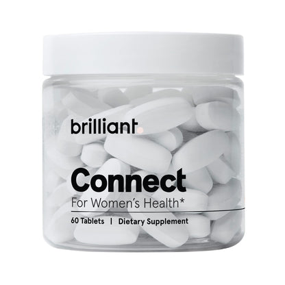 Brilliant Connect Period Health Supplement – Promotes Relief from Cramps, Fatigue