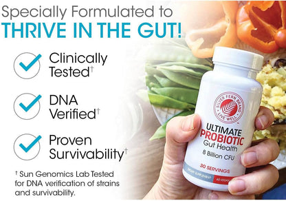 Silver Fern Gut Rehab Kit - 30 Day Supply - Cleanse Daily | (1 Bottle = 120 Capsules) & Ultimate Probiotic (1 Bottle = 60 Capsules) - Immunoglobulins & Spore Forming Probiotics