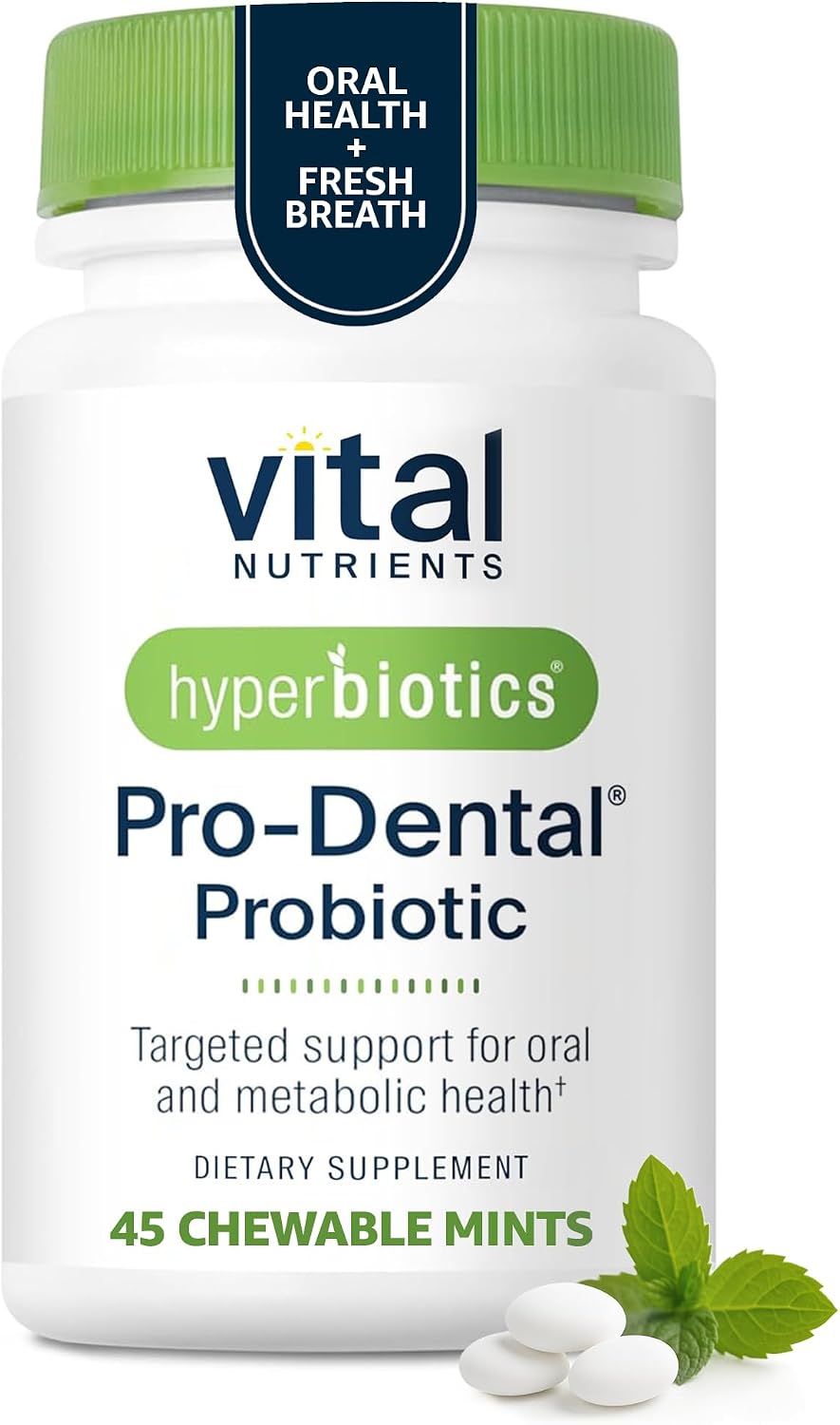 Hyperbiotics Vital Nutrients Gut & Oral Health Bundle – Pro-15 Digestive Prebiotics + Probiotics (60 Time Release Pearls) & Pro-Dental Oral Probiotics with BLIS K12 & M18 (45 Mint Tablets)
